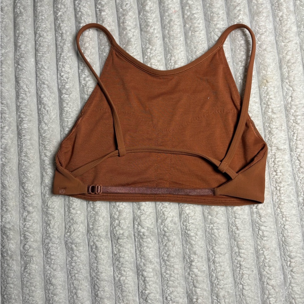 Lululemon orange inner glow Ribbed Tank Top - Picture 4 of 8